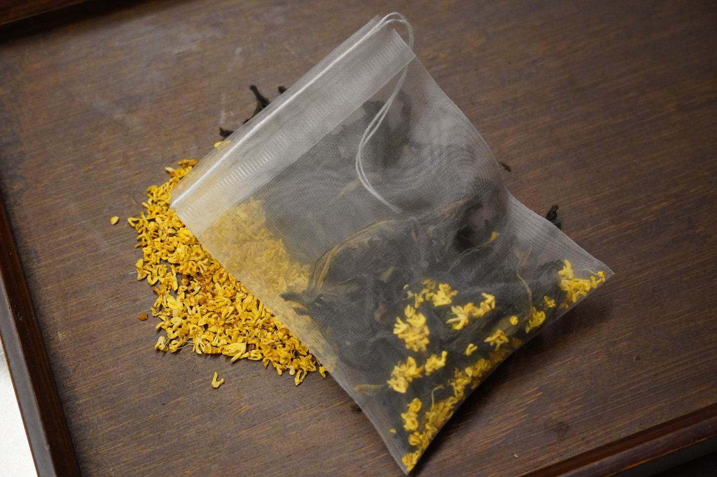 osmanthus tea, calm dream tea, calm dream, tea, chinese tea, tea