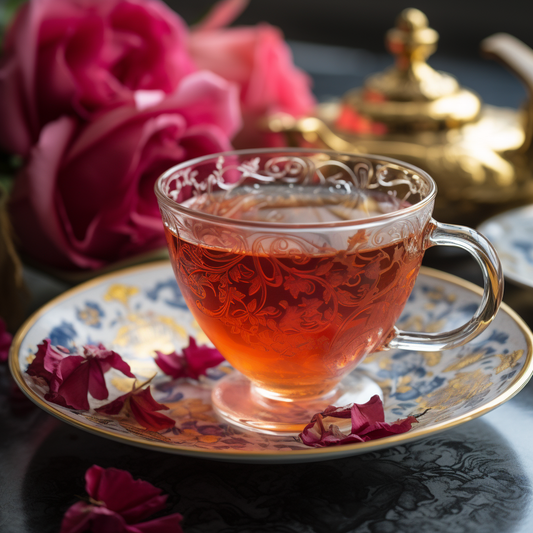 rose read tea, calm dream tea, calm dream, tea, chinese tea